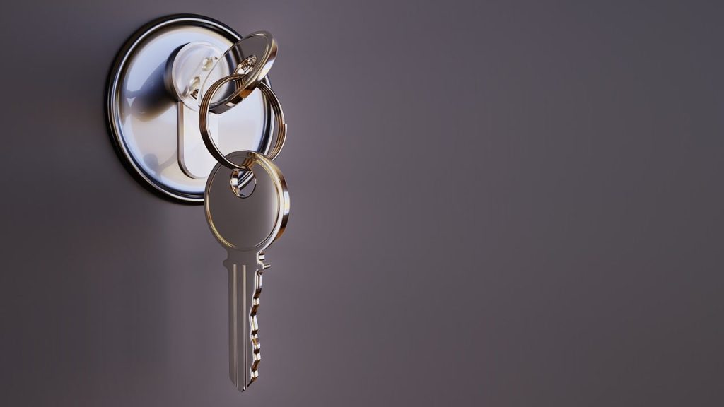 key, lock, security
